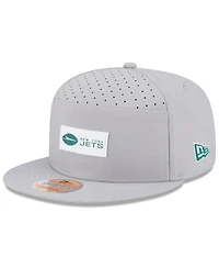 New Era Men's New York Jets 2025 Sideline Split Panel 9FIFTY Snapback Hat