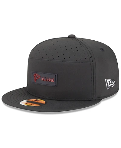 New Era Men's Atlanta Falcons 2025 Sideline Split Panel 9FIFTY Snapback Hat