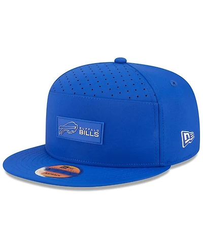 New Era Men's Royal Buffalo Bills 2025 Sideline Split Panel 9FIFTY Snapback Hat