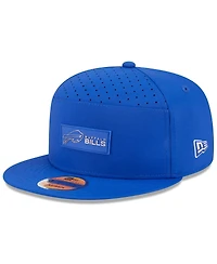 New Era Men's Royal Buffalo Bills 2025 Sideline Split Panel 9FIFTY Snapback Hat