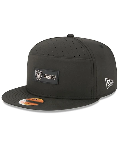 New Era Men's Las Vegas Raiders 2025 Sideline Split Panel 9FIFTY Snapback Hat