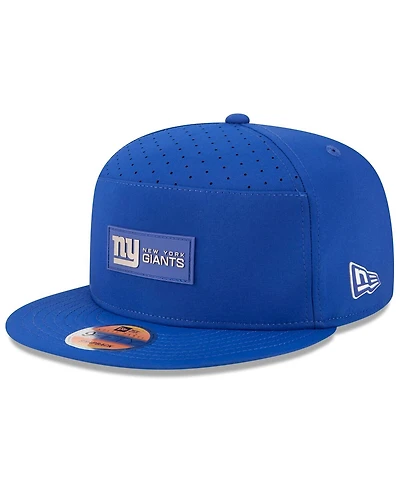 New Era Men's Royal New York Giants 2025 Sideline Split Panel 9FIFTY Snapback Hat