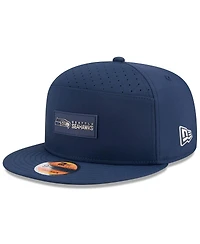 New Era Men's College Navy Seattle Seahawks 2025 Sideline Split Panel 9FIFTY Snapback Hat