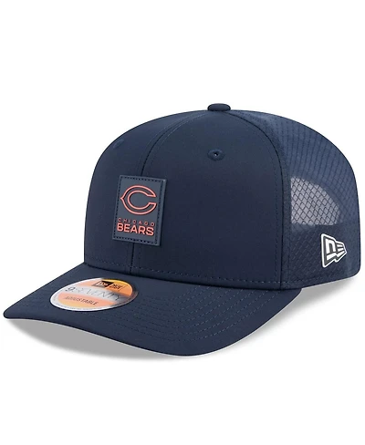New Era Men's Navy Chicago Bears 2025 Sideline 9SEVENTY Trucker Adjustable Hat