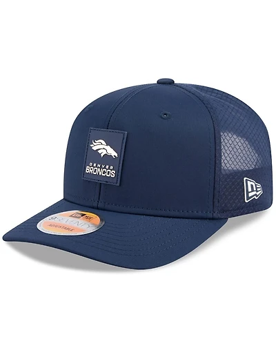 New Era Men's Navy Denver Broncos 2025 Sideline 9SEVENTY Trucker Adjustable Hat