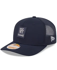 New Era Men's Navy Houston Texans 2025 Sideline H-Town 9SEVENTY Trucker Adjustable Hat