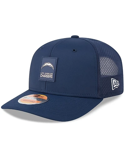 New Era Men's Navy Los Angeles Chargers 2025 Sideline 9SEVENTY Trucker Adjustable Hat