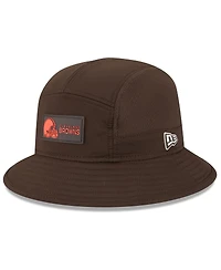 New Era Men's Brown Cleveland Browns 2025 Sideline Bucket Hat