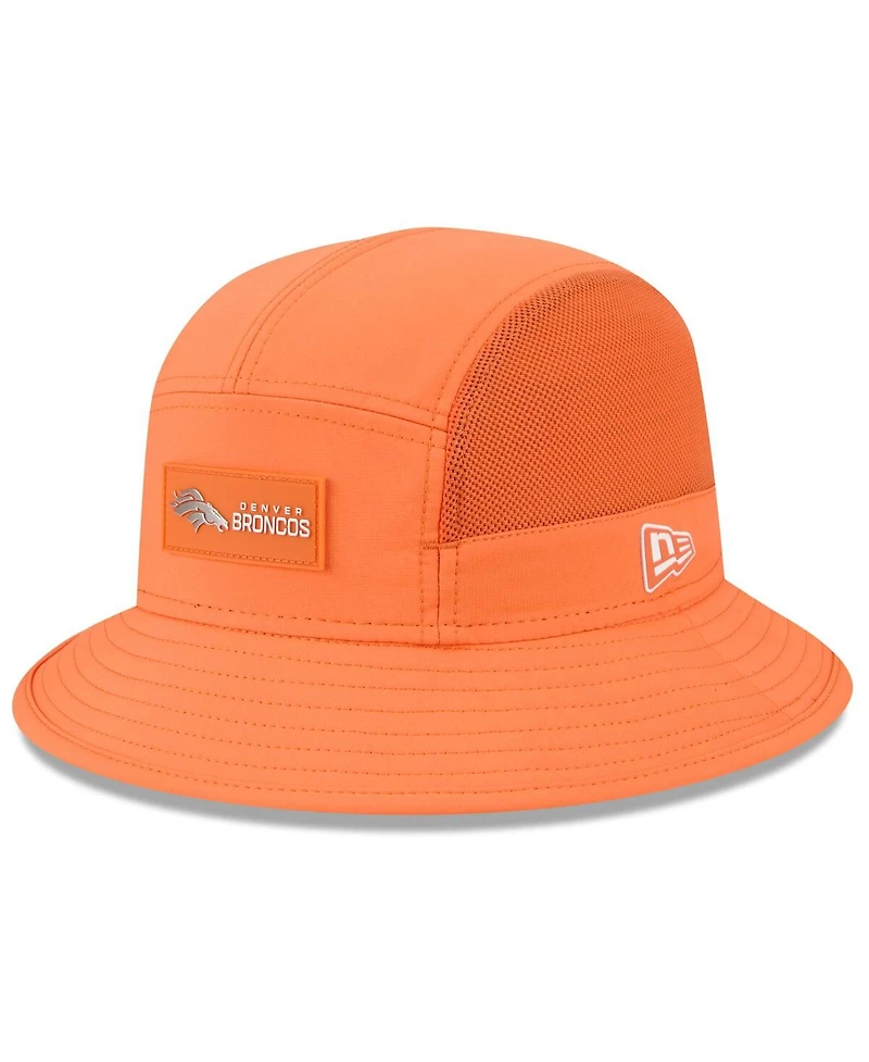 New Era Men's Orange Denver Broncos 2025 Sideline Bucket Hat