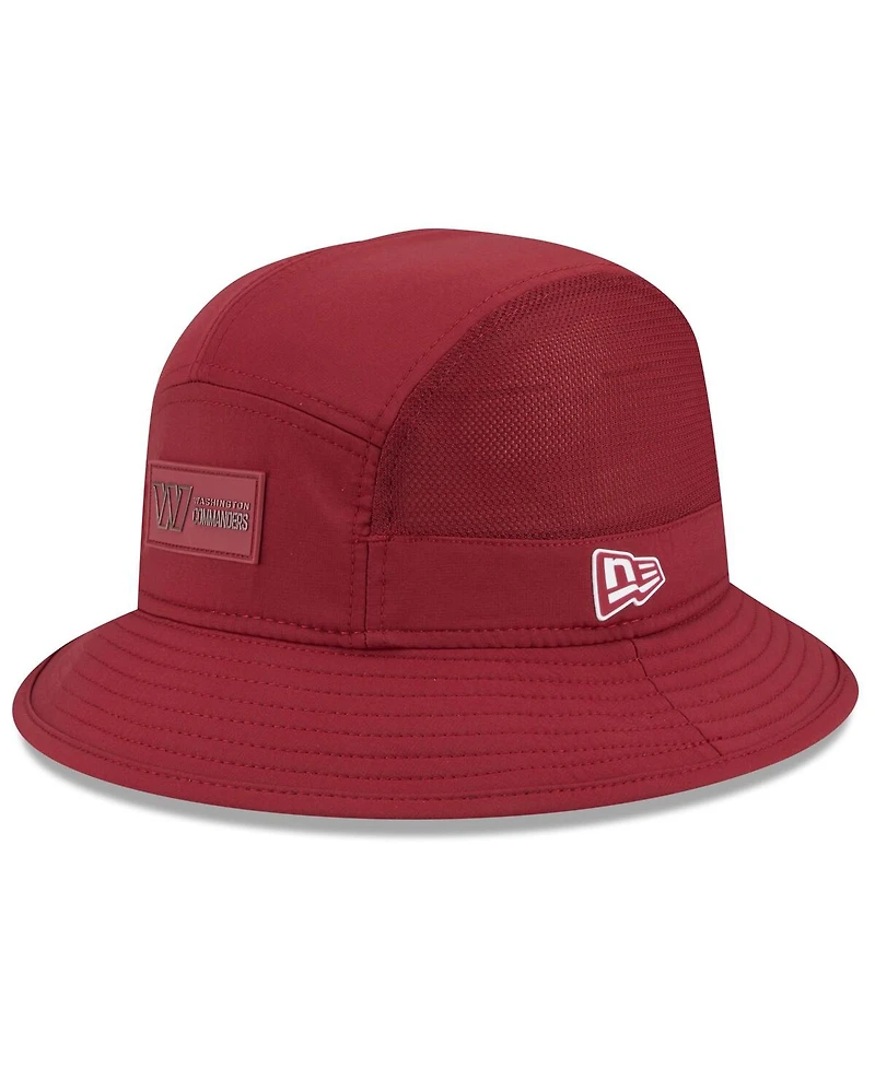 New Era Men's Burgundy Washington Commanders 2025 Sideline Bucket Hat