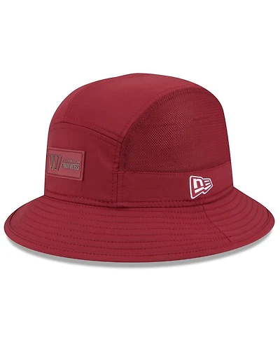 New Era Men's Burgundy Washington Commanders 2025 Sideline Bucket Hat