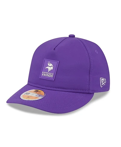 New Era Men's Purple Minnesota Vikings 2025 Sideline Retro Crown 59FIFTY Fitted Hat