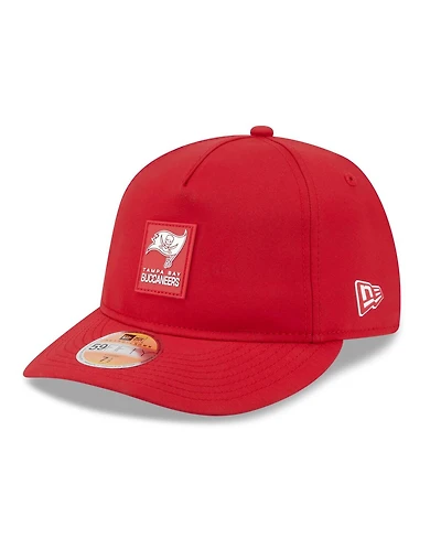 New Era Men's Red Tampa Bay Buccaneers 2025 Sideline Retro Crown 59FIFTY Fitted Hat