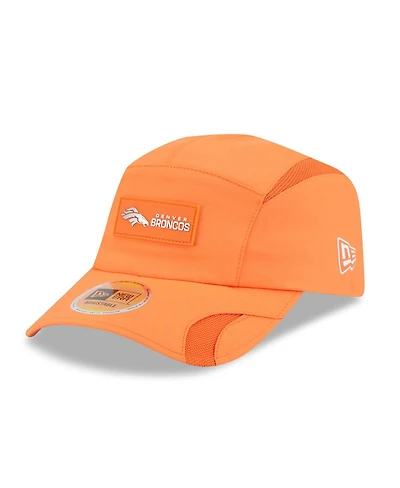 New Era Men's Orange Denver Broncos 2025 Sideline Runner Adjustable Hat