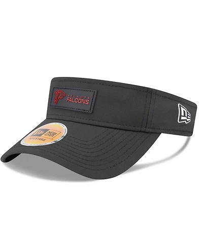 New Era Men's Black Atlanta Falcons 2025 Sideline Visor Hat