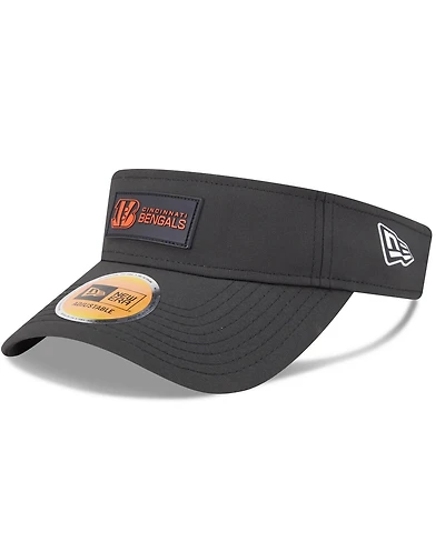 New Era Men's Black Cincinnati Bengals 2025 Sideline Visor Hat