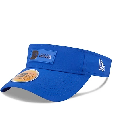 New Era Men's Royal Denver Broncos 2025 Sideline Throwback Visor Hat