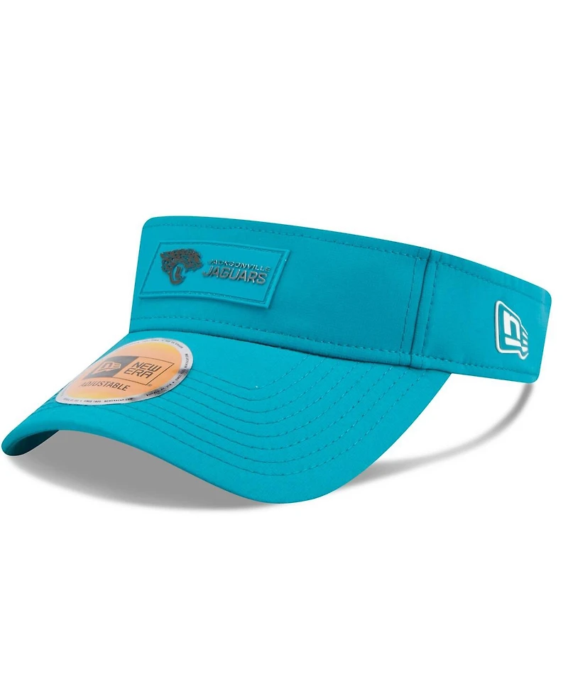 New Era Men's Teal Jacksonville Jaguars 2025 Sideline Visor Hat