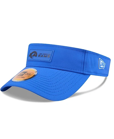 New Era Men's Royal Los Angeles Rams 2025 Sideline Visor Hat