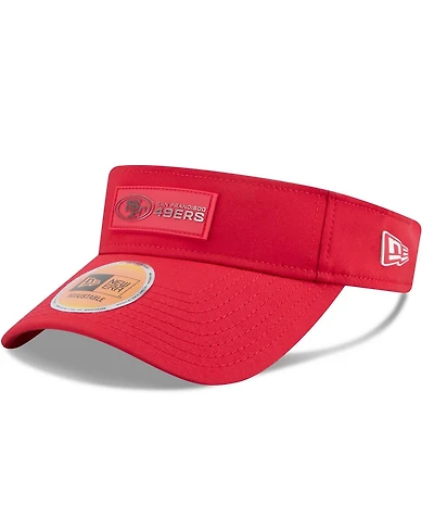 New Era Men's Scarlet San Francisco 49ers 2025 Sideline Visor Hat