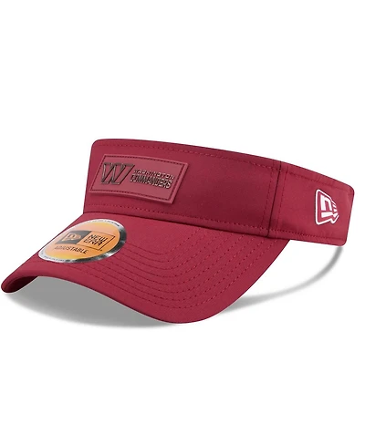 New Era Men's Burgundy Washington Commanders 2025 Sideline Visor Hat