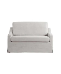 Serta 53.5" Polyester Hampstead Convertible Twin Sleeper Loveseat