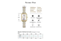 Women's Watch 22×28 mm Dial Rectangular Face Watches Hampton Victoria Hyde
