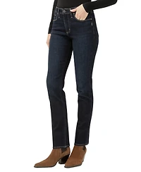 Silver Jeans Co. Women's Most Wanted Mid Rise Straight Leg