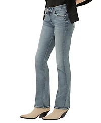 Silver Jeans Co. Women's Elyse Mid Rise Comfort Fit Slim Bootcut