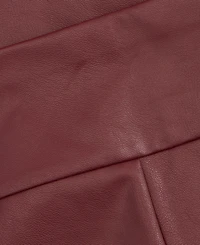 I.n.c. International Concepts Women's Faux-Leather High-Rise Flared Pants, Macy's Exclusive