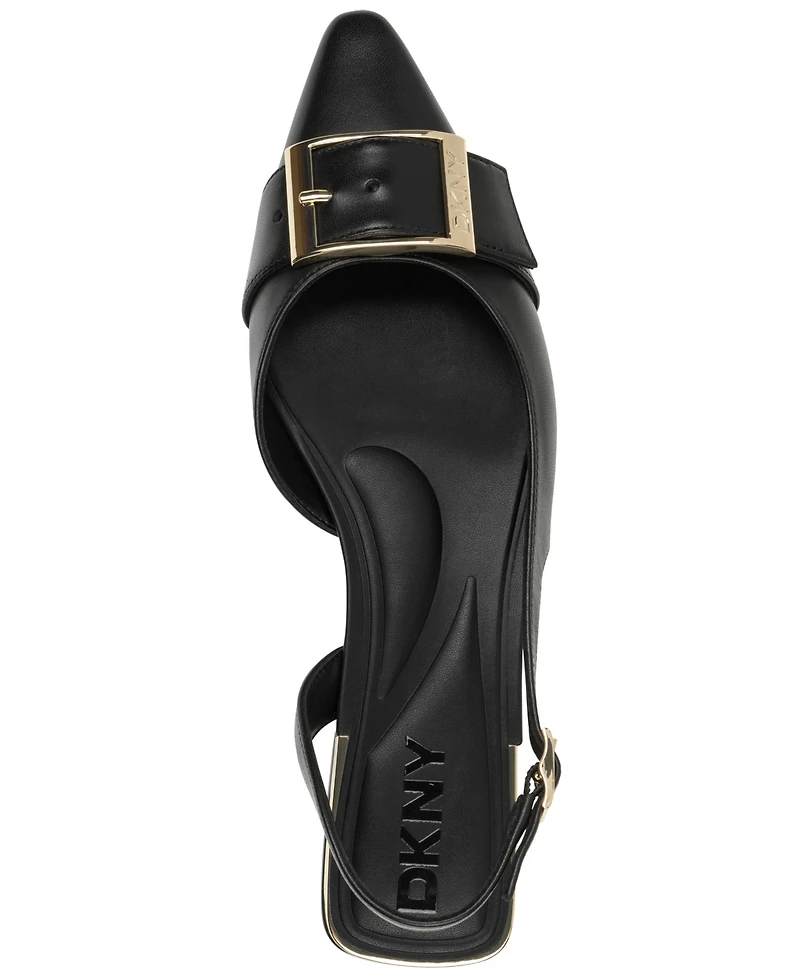 Dkny Women's Clemma Buckle Slingback Flats