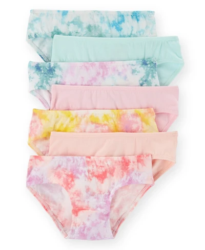 Carter's Toddler Girls 7-Pack Tie-Dye Hipster Underwear