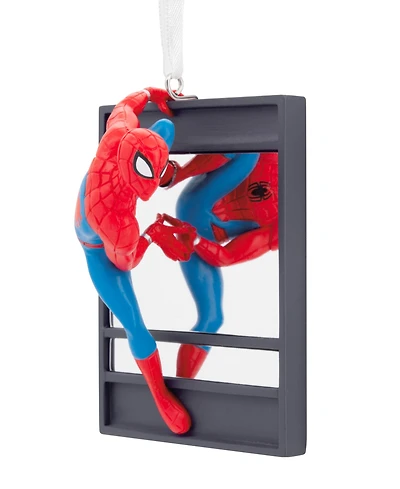 Hallmark Marvel Spider-Man on Window Christmas Tree Ornament