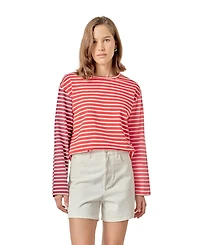 English Factory Women's Stripe Color Block Shirt