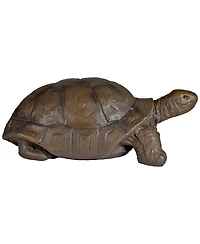 Indoor/Outdoor Glass Fiber Reinforced Concrete Talia the Tortoise Patio Garden Yard Entryway Decorative Statue - 29"