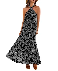 Cupshe Women's Soaring High Tropical Maxi Beach Dress