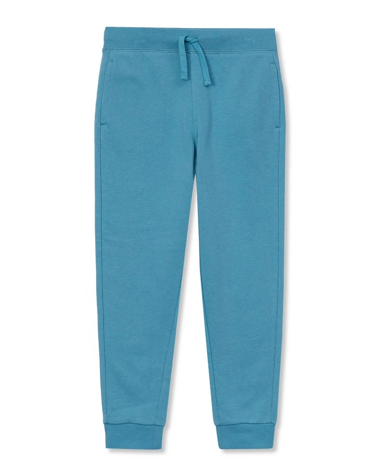 Lands' End Girls Cotton Fleece Jogger Sweatpants