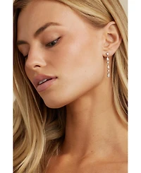 Untamed Petals Taurus Crystal Drop Earrings