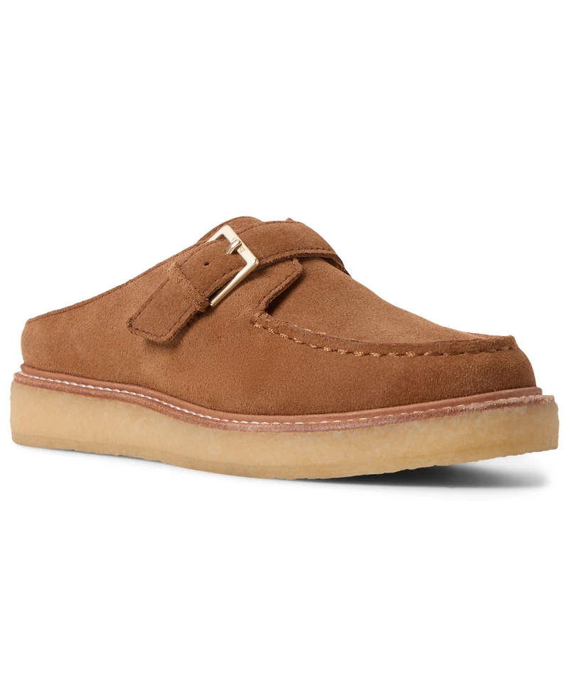 Sperry Women's Captain's Oxford Round Toe Crepe Mules