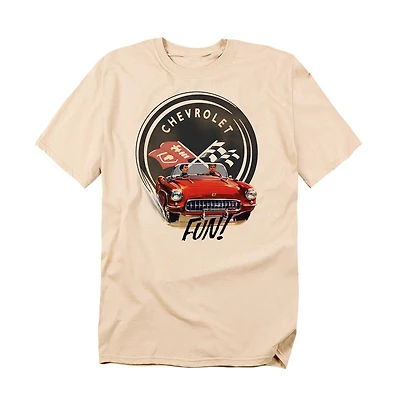 Logovision Men's Chevrolet Vette Fun T-Shirt