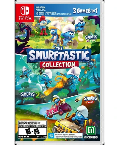 Microids The Smurftastic Collection (3-in-1) for Nintendo Switch