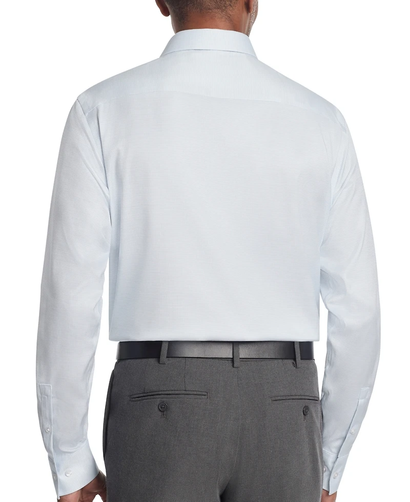 Calvin Klein Men's Refined Cotton Stretch Regular Fit Dress Shirt