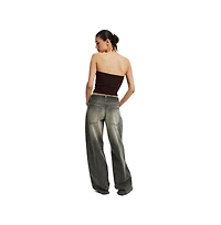 Cotton On Women's Low Barrel Jean