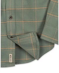 Hope & Henry Boys Long Sleeve Flannel Button Down Shirt