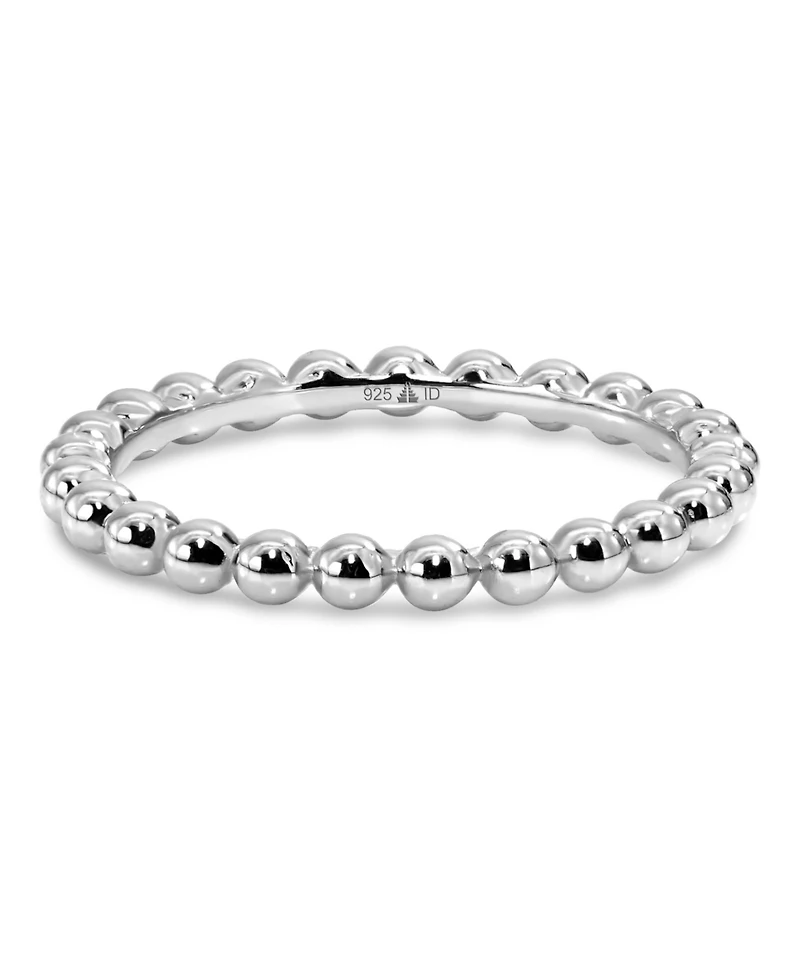 Devata Beaded Ball Ring Sterling Silver,