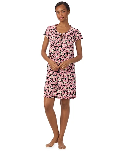 Lauren Ralph Women's Flutter Sleeve Nightgown