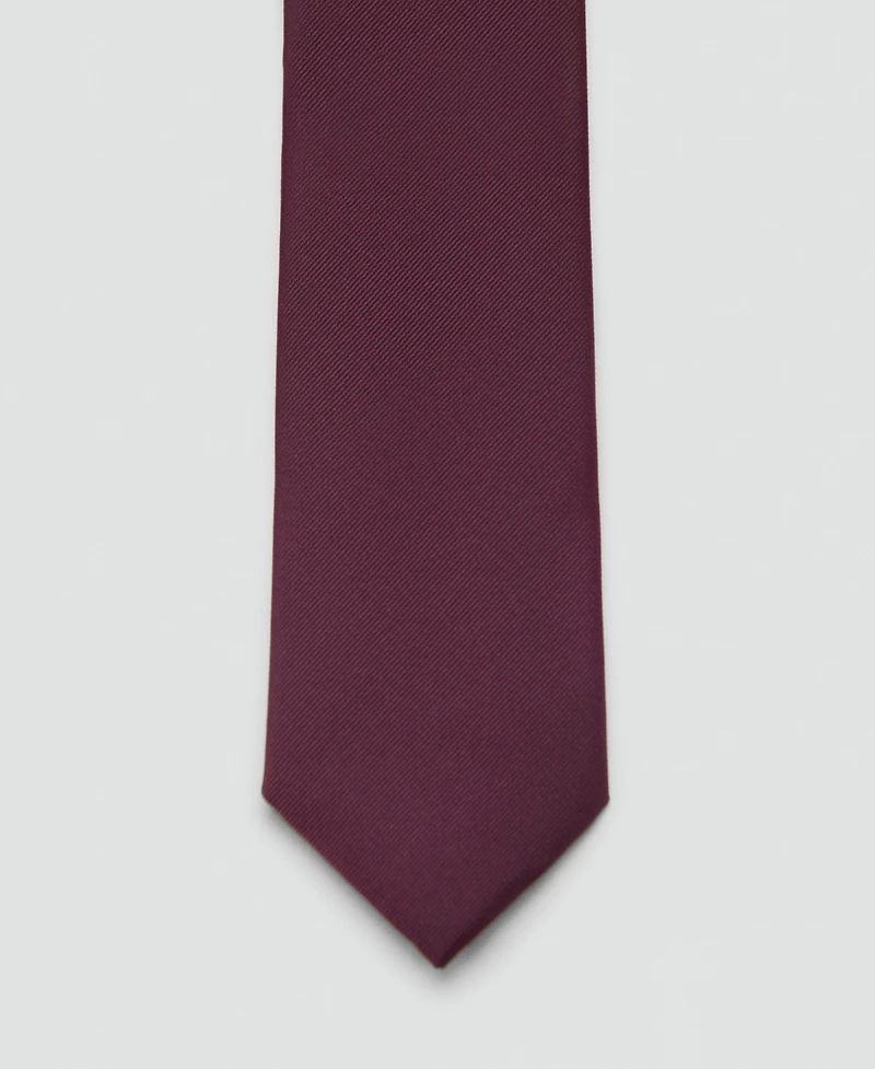 Mango Men's Smooth Micro-Structured Tie