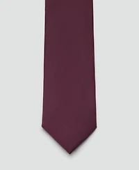 Mango Men's Smooth Micro-Structured Tie