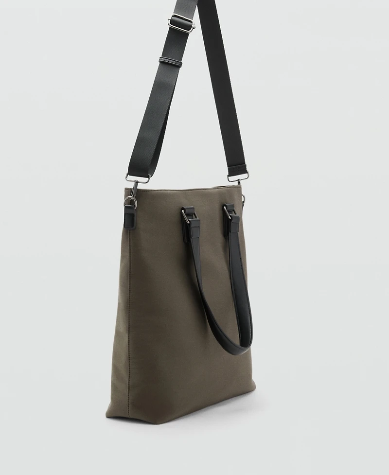 Mango Men's Handles Shopper Bag