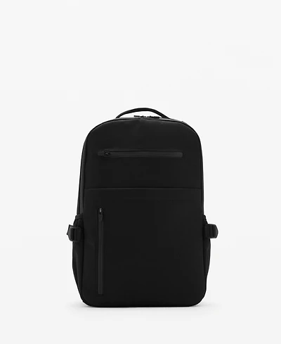 Mango Men's Black Multi-Purpose Backpack